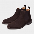картинка Тёмно-коричневые ботинки Michel 31302 Cafe Suede от магазина  Michelshoes